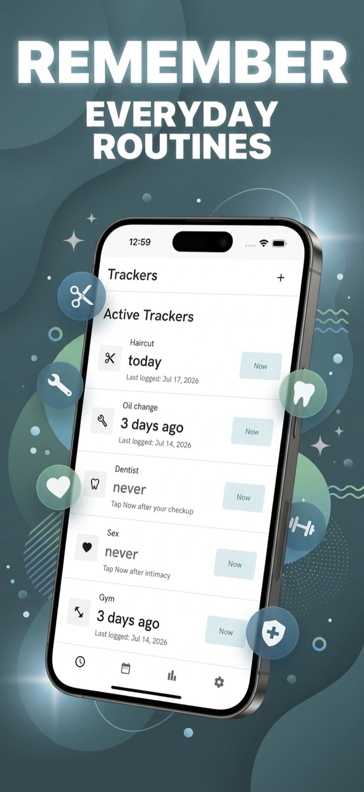 Your trackers at a glance