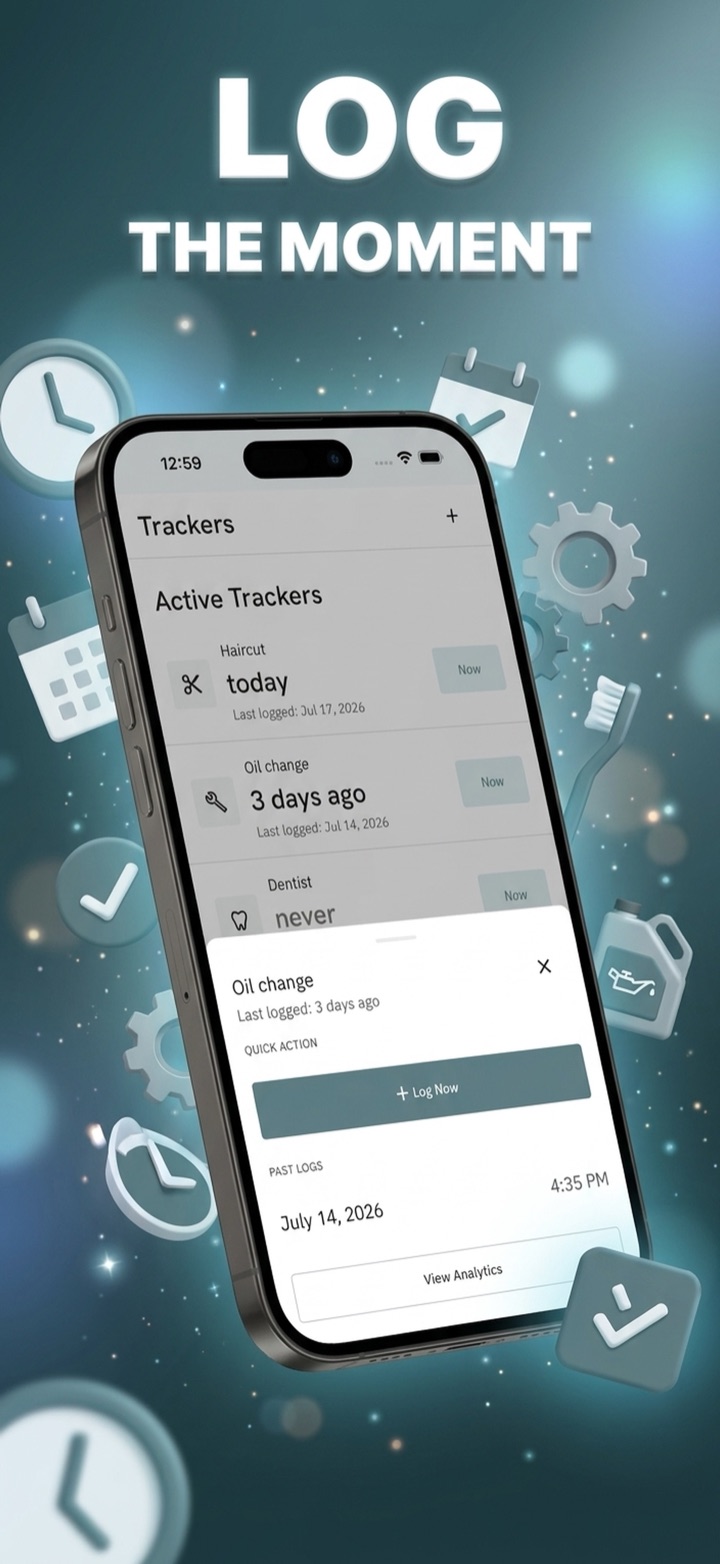 Your trackers at a glance
