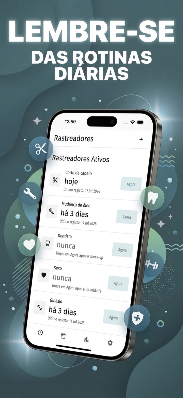 Os seus registos num relance